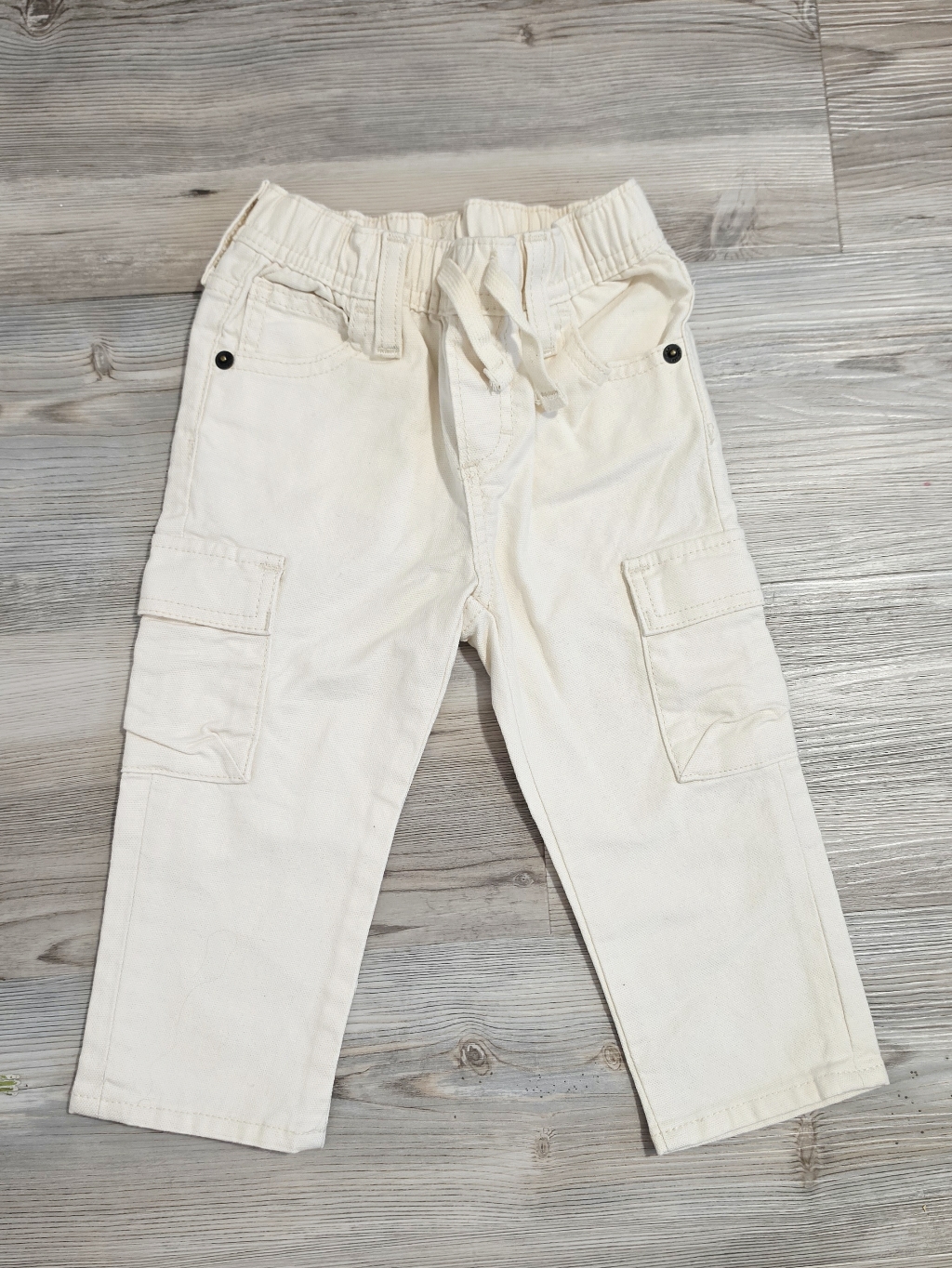 Baby Gap Denim Boys Cream Pants Size 18-24m